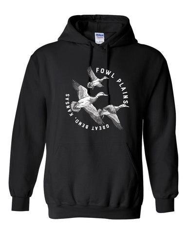 Fowl Plains Black Hoodie